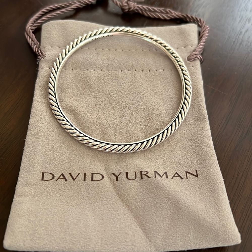 David Yurman Sculpted SS Cable Petite Bracelet